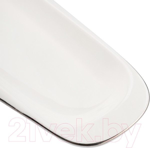 Изображение товара Блюдо Gipfel Astoria 51653 (белый/серебристый)