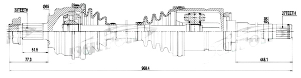 Изображение товара Приводной вал Patron PDS7905