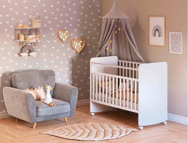 Изображение товара Детская кроватка Фея 702 / 0002757.9 (белый)