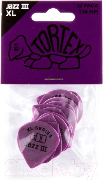 Изображение товара Набор медиаторов Dunlop Manufacturing 498P1.14 Tortex Jazz III XL