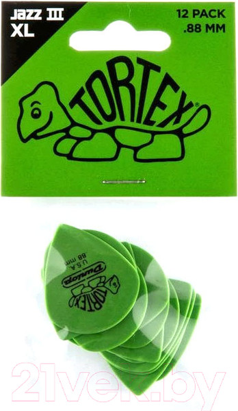 Изображение товара Набор медиаторов Dunlop Manufacturing 498P.88 Tortex Jazz III XL
