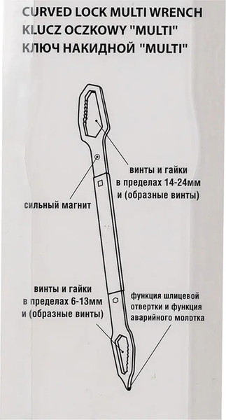Изображение товара Гаечный ключ Forsage F-9E003A (56491)