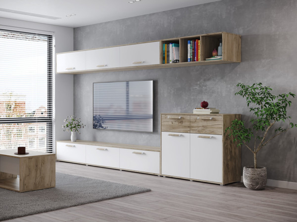 Изображение товара Полка Modern Флорида Ф53 (серый дуб/белый)