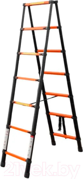 Изображение товара Телескопическая лестница ISMA UP200-2