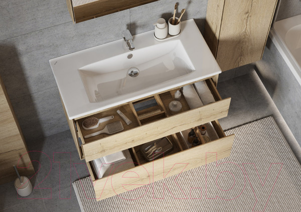 Изображение товара Тумба под умывальник Акватон Либерти 100 (1A279601LYC70)