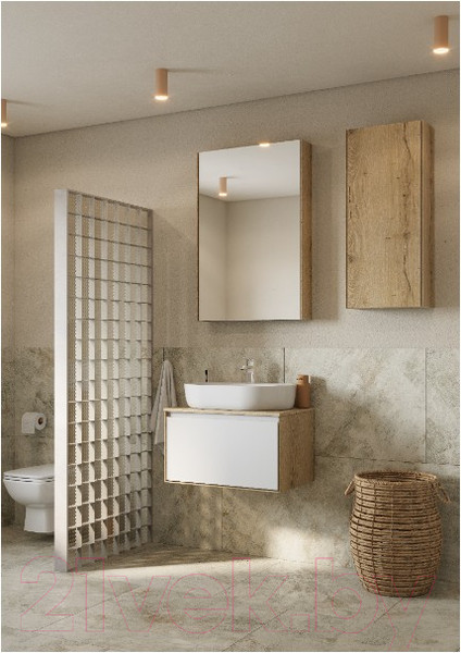 Изображение товара Шкаф-полупенал для ванной Акватон Либерти (1A280003LYC70)