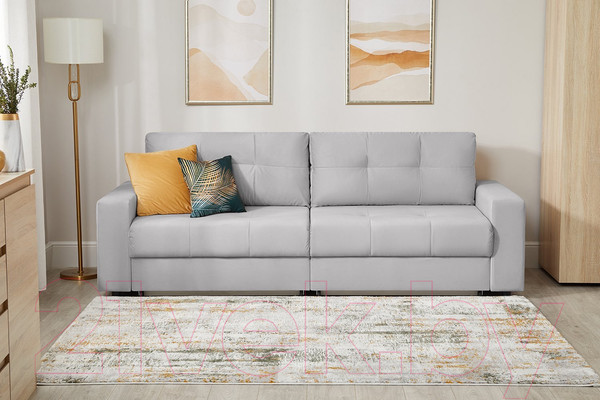 Изображение товара Диван Mio Tesoro Манчестер 292 1.5ек-1.5ек (841 светло-серый)