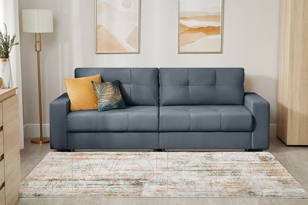 Изображение товара Диван Mio Tesoro Манчестер 292 1.5ек-1.5ек (968 серый)