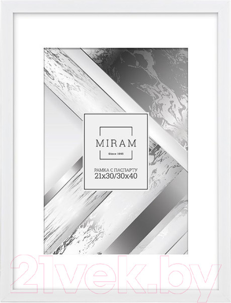 Изображение товара Рамка Мирам С паспарту / П641861-15 (30x40)