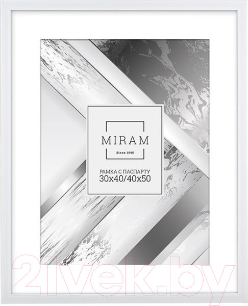 Изображение товара Рамка Мирам С паспарту / П641861-16 (40x50)