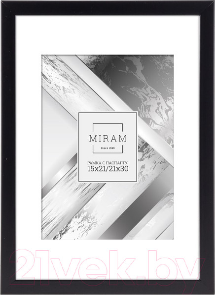 Изображение товара Рамка Мирам С паспарту / П641877-8 (21x30)