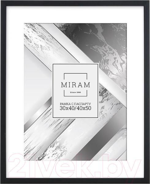 Изображение товара Рамка Мирам С паспарту / П641877-16 (40x50)