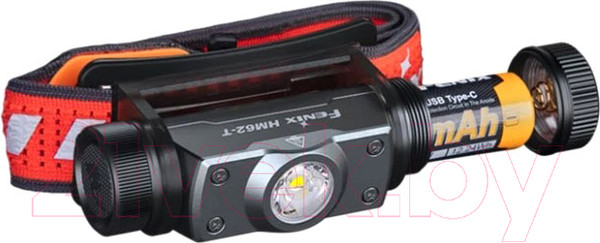 Изображение товара Фонарь Fenix Light Налобный HM62-Tbk (черный)