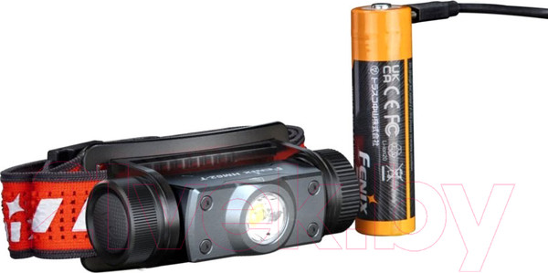 Изображение товара Фонарь Fenix Light Налобный HM62-Tbk (черный)
