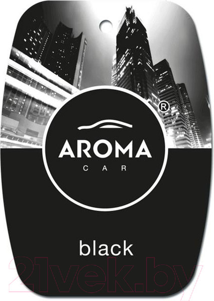 Изображение товара Ароматизатор автомобильный Aroma Car City Card Black (5г)