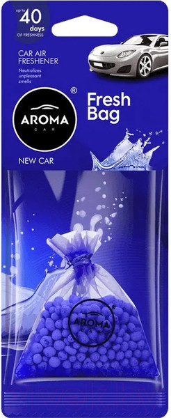 Изображение товара Ароматизатор автомобильный Aroma Car Fresh Bag New Car (12г)