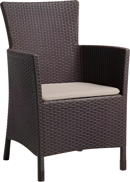 Изображение товара Кресло садовое Keter Iowa DC / 212277 (коричневый)