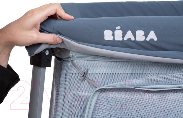 Изображение товара Кровать-манеж Beaba Lit Parapluie 3 в 1 Mineral Gris 946001