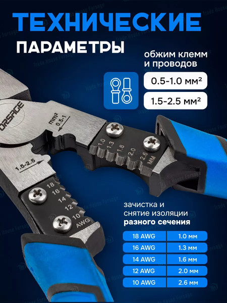 Изображение товара Плоскогубцы Forsage F-611M215(58519)