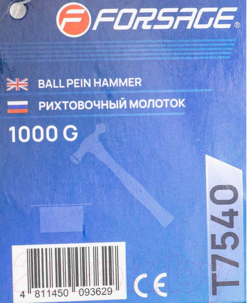 Изображение товара Молоток Forsage Рихтовочный F-T7540
