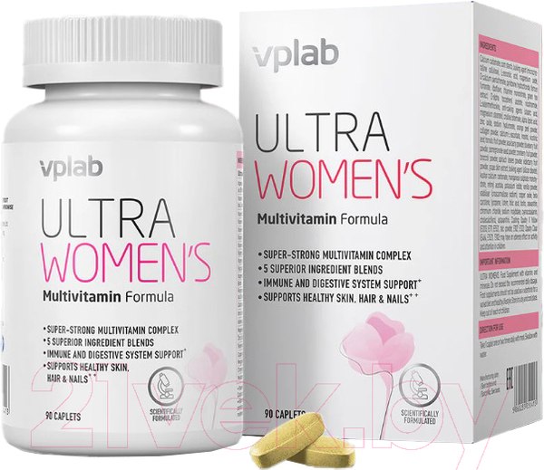 Изображение товара Мультивитаминный комплекс Vplab Ultra Women's (90 капсул)