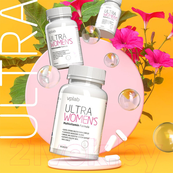 Изображение товара Мультивитаминный комплекс Vplab Ultra Women's (90 капсул)