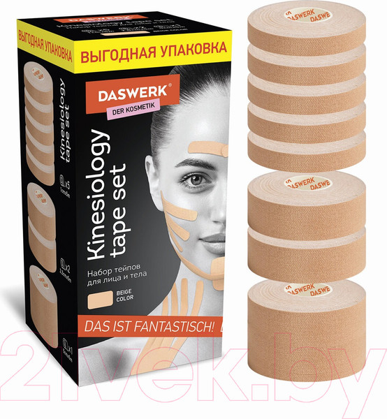 Изображение товара Набор кинезио тейпов Daswerk 680008