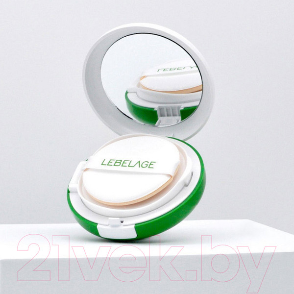 Изображение товара Кушон Lebelage Cica No Sebum Sun Cushion SPF 50+ PA+++ (15г, светло-бежевый)