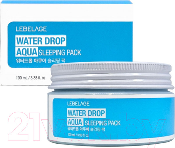 Изображение товара Маска для лица кремовая Lebelage Увлажняющая ночная Water Drop Aqua Sleeping Pack (100мл)