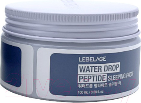 Изображение товара Маска для лица кремовая Lebelage Увлажняющая ночная аква с пептидами (100мл)