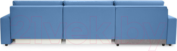 Изображение товара Диван угловой Mio Tesoro Манчестер 292 1.5ек-1.5ек-1.5пф (840 синий)