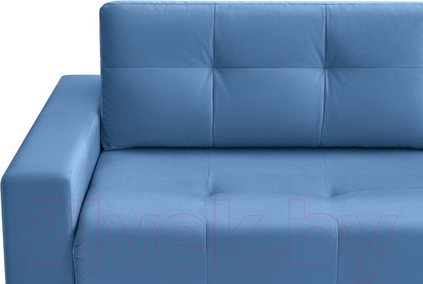 Изображение товара Диван угловой Mio Tesoro Манчестер 292 1.5ек-1.5ек-1.5пф (840 синий)