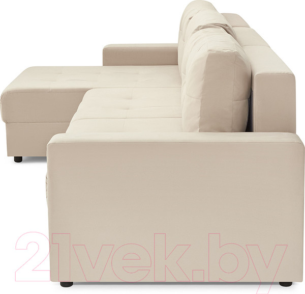 Изображение товара Диван угловой Mio Tesoro Манчестер 292 1.5ек-1.5ек-1.5пф (966 светло-бежевый)
