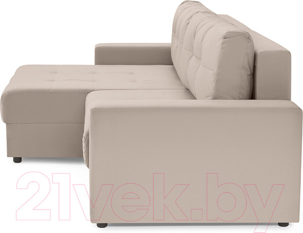Изображение товара Диван угловой Mio Tesoro Манчестер 292 1.5ек-1.5пф (1101 бежевый)
