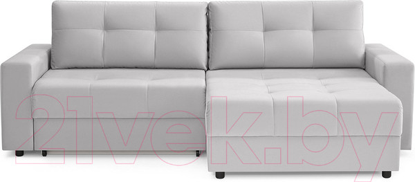 Изображение товара Диван угловой Mio Tesoro Манчестер 292 1.5ек-1.5пф (841 светло-серый)
