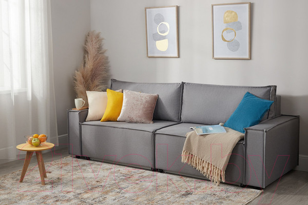 Изображение товара Диван Mio Tesoro Дюссельдорф 293 1.5ек-1.5ек (1174 Savanna Plus Ash)