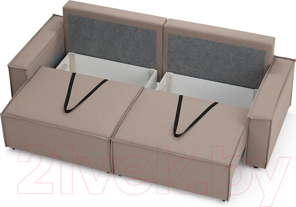 Изображение товара Диван Mio Tesoro Дюссельдорф 293 1.5ек-1.5ек (1176 Savanna Plus Mocca)