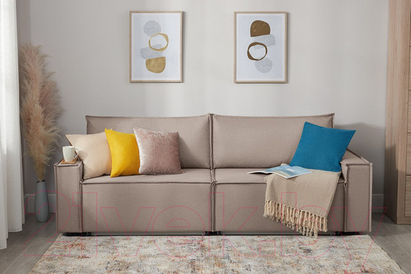 Изображение товара Диван Mio Tesoro Дюссельдорф 293 1.5ек-1.5ек (1176 Savanna Plus Mocca)