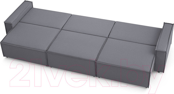 Изображение товара Диван Mio Tesoro Дюссельдорф 293 1.5ек-1.5ек-1.5ек (1173 Savanna Plus Grafit)