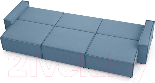 Изображение товара Диван Mio Tesoro Дюссельдорф 293 1.5ек-1.5ек-1.5ек (1175 Savanna Plus Blue)