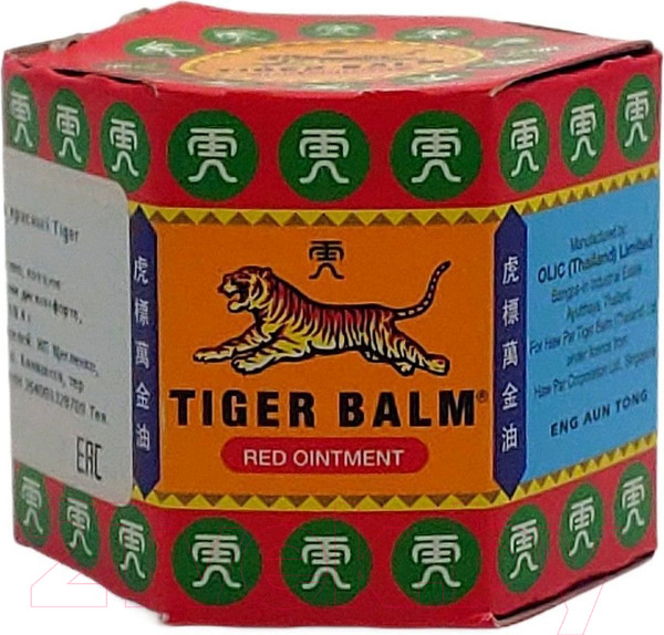 Изображение товара Бальзам для тела Tiger Balm Red Ointment Красный тигр (19.4г)