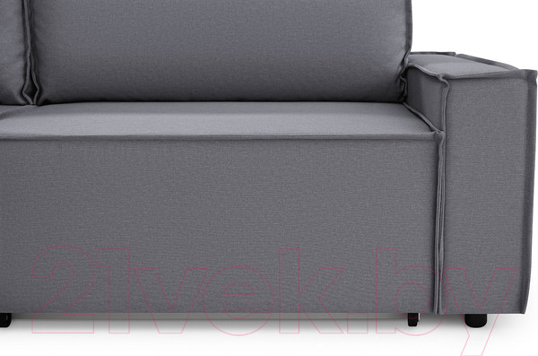 Изображение товара Диван угловой Mio Tesoro Дюссельдорф 293 1.5ек-1.5ек-1.5пф (1173 Savanna Plus Grafit)