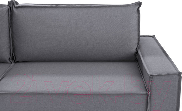 Изображение товара Диван угловой Mio Tesoro Дюссельдорф 293 1.5ек-1.5ек-1.5пф (1173 Savanna Plus Grafit)