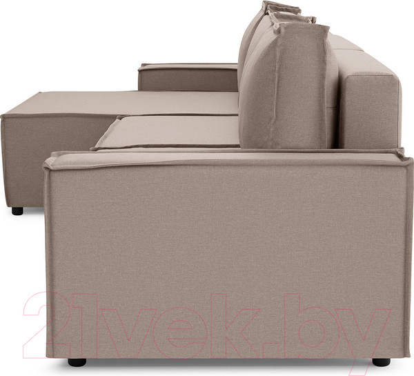 Изображение товара Диван угловой Mio Tesoro Дюссельдорф 293 1.5ек-1.5ек-1.5пф (1176 Savanna Plus Mocca)