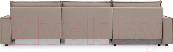 Изображение товара Диван угловой Mio Tesoro Дюссельдорф 293 1.5ек-1.5ек-1.5пф (1176 Savanna Plus Mocca)