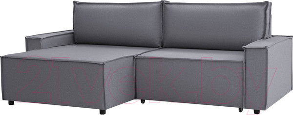 Изображение товара Диван угловой Mio Tesoro Дюссельдорф 293 1.5ек-1.5пф (1173 Savanna Plus Grafit)