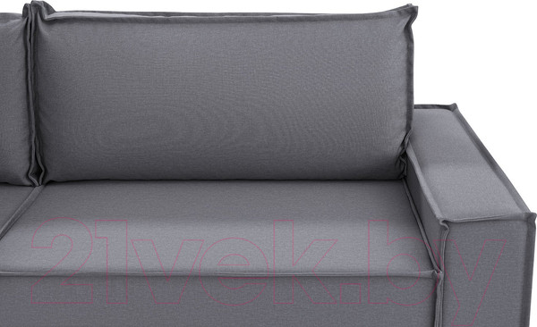 Изображение товара Диван угловой Mio Tesoro Дюссельдорф 293 1.5ек-1.5пф (1173 Savanna Plus Grafit)