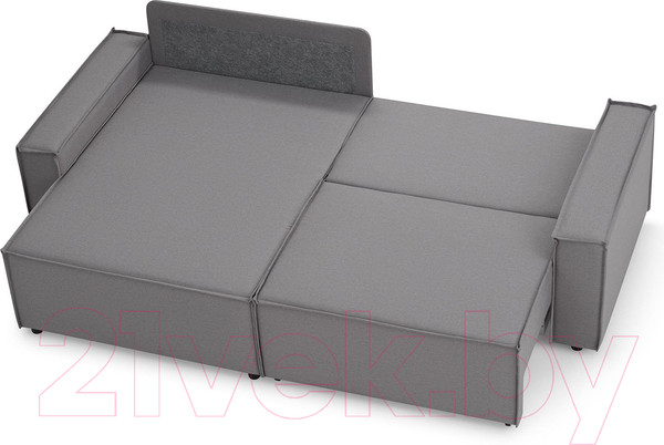 Изображение товара Диван угловой Mio Tesoro Дюссельдорф 293 1.5ек-1.5пф (1174 Savanna Plus Ash)