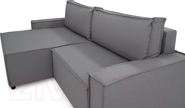 Изображение товара Диван угловой Mio Tesoro Дюссельдорф 293 1.5ек-1.5пф (1174 Savanna Plus Ash)