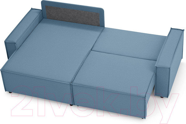 Изображение товара Диван угловой Mio Tesoro Дюссельдорф 293 1.5ек-1.5пф (1175 Savanna Plus Blue)